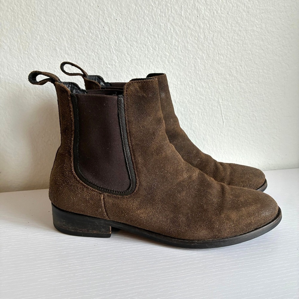 Thursday Boot Company Everyday Chelsea Duchess Boots Leather Brown Women 8.5 EUC